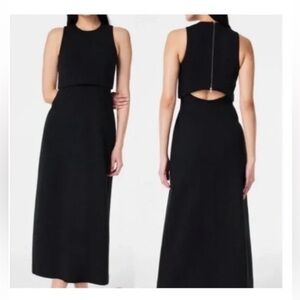 SPANX Navy Blue Maxi Dress S